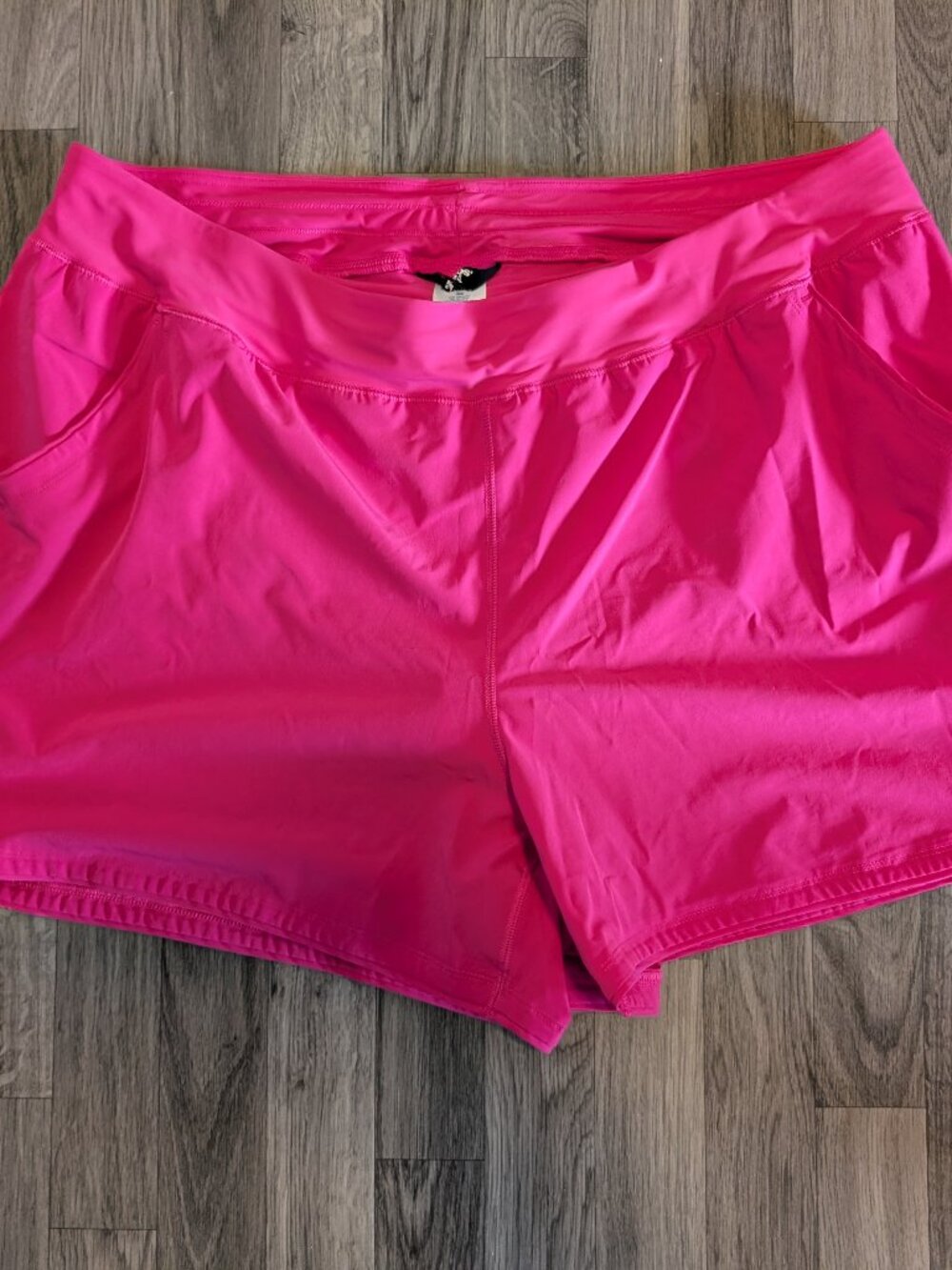 Lands End Women's Plus Size SunShade UPF 50 3" Board Shorts, Pink, 26W